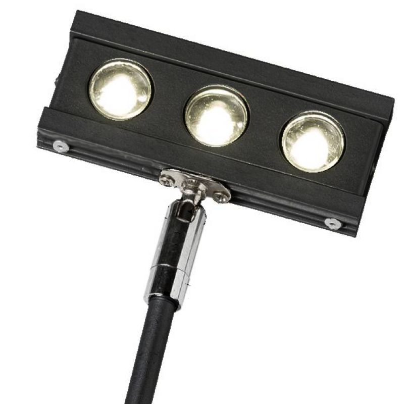 Rollbanner LED-Strahler, TRIO Black